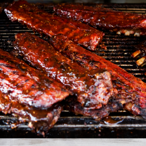Ribs de porc fumés — Rack entier / Smoked Pork Ribs — Full rack